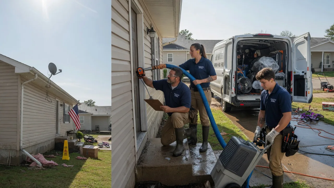 Ceiling Water Damage Restoration in Bremen, OH near me